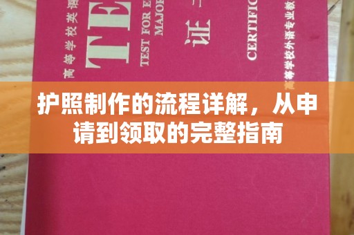 天等护照制作的流程详解，从申请到领取的完整指南