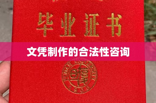 天等文凭制作的合法性咨询