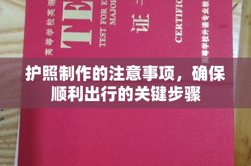 天等护照制作的注意事项，确保顺利出行的关键步骤