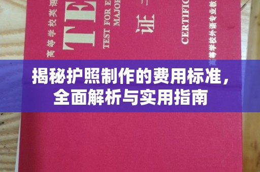 天等揭秘护照制作的费用标准，全面解析与实用指南