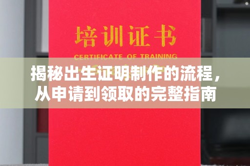 天等揭秘出生证明制作的流程，从申请到领取的完整指南