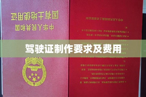 天等驾驶证制作要求及费用