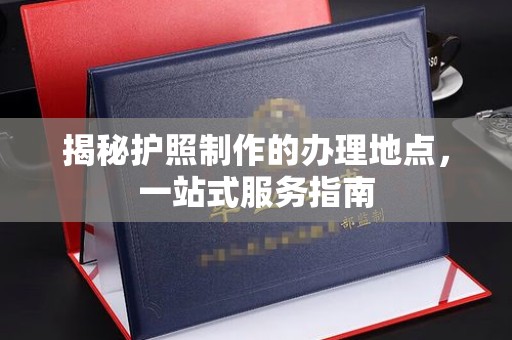 天等揭秘护照制作的办理地点，一站式服务指南