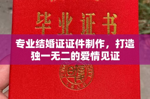 天等专业结婚证证件制作，打造独一无二的爱情见证