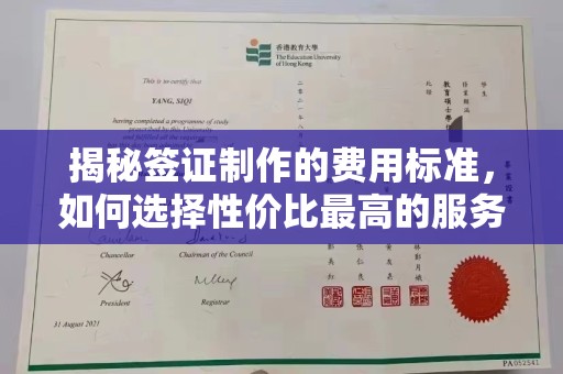 天等揭秘签证制作的费用标准，如何选择性价比最高的服务？