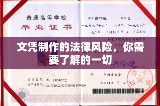天等文凭制作的法律风险，你需要了解的一切